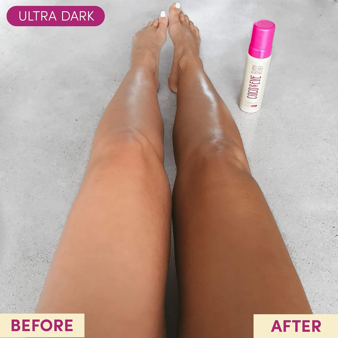 Coco &amp; Eva Self Tanner Mousse Kit - Mousse de bronceado natural...