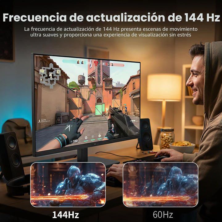 KTC - Monitor de computadora QHD de 27 pulgadas, monitor de juegos...