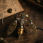 Steampunk Bumblebee 3D Kit de construcción de modelo de metal con herramientas