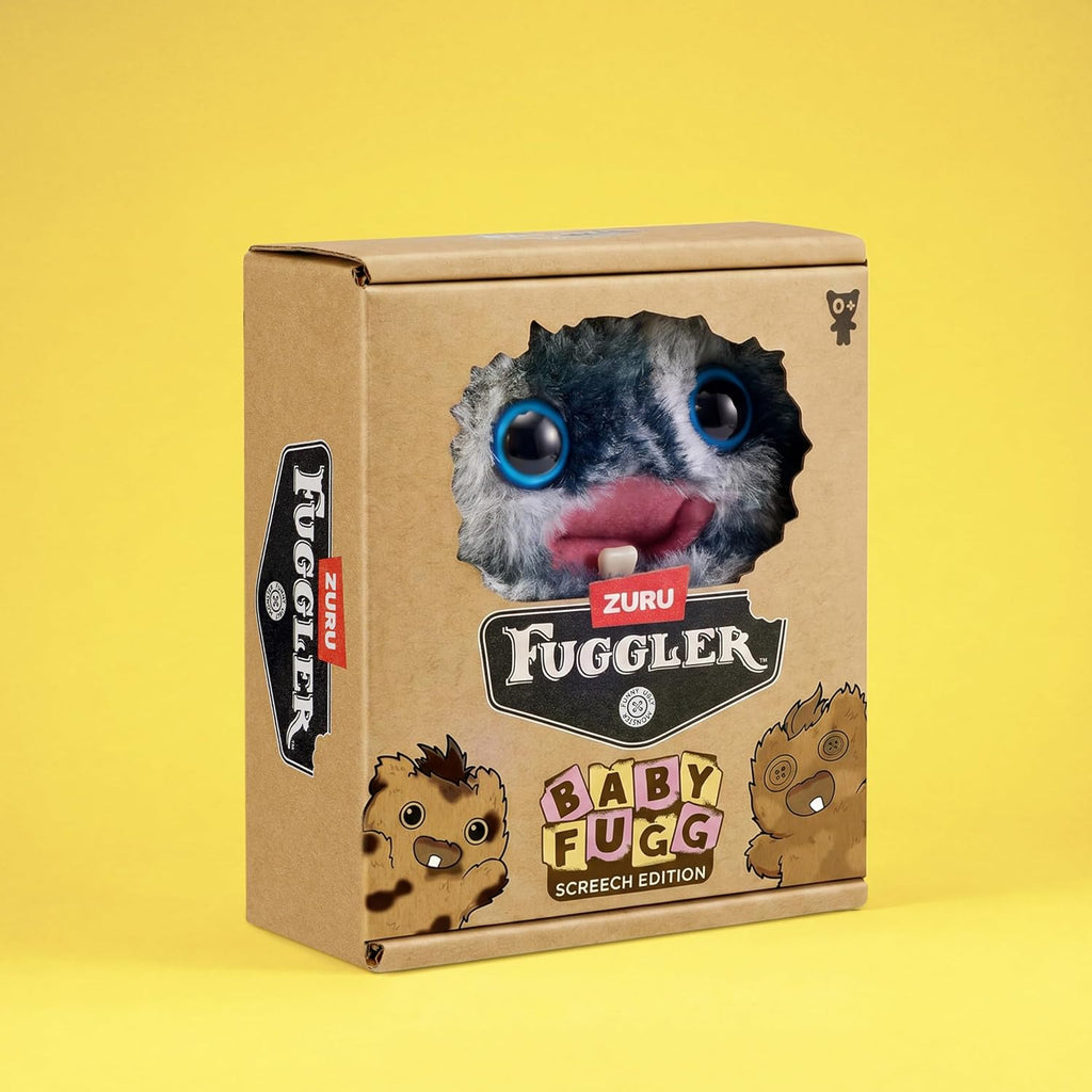 FUGGLER Mini serie 1 sin licencia - Peluche Baby Fugg Screech Edition de 3.5 pulgadas (8 unidades)