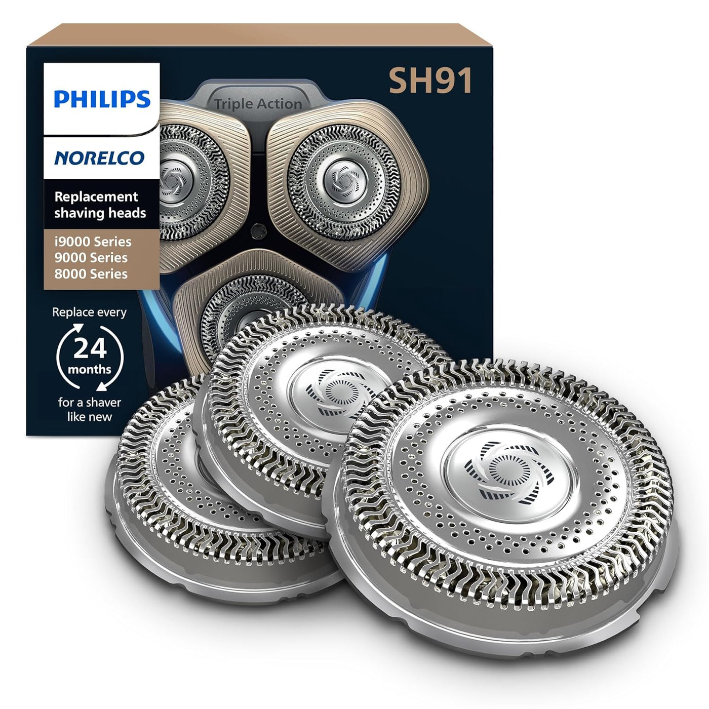 Philips Norelco - Cabezales de afeitado originales, compatibles con...