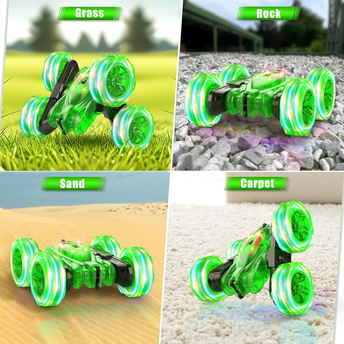 Coche a control remoto - Coches RC recargables de carga rápida dire...