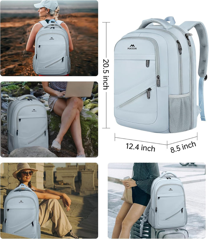 MATEIN - Mochila para portátil de 18 pulgadas para mujer, mochila d...