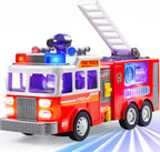 JOYIN Camión de bomberos LED de juguete para niños