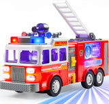 JOYIN Camión de bomberos LED de juguete para niños