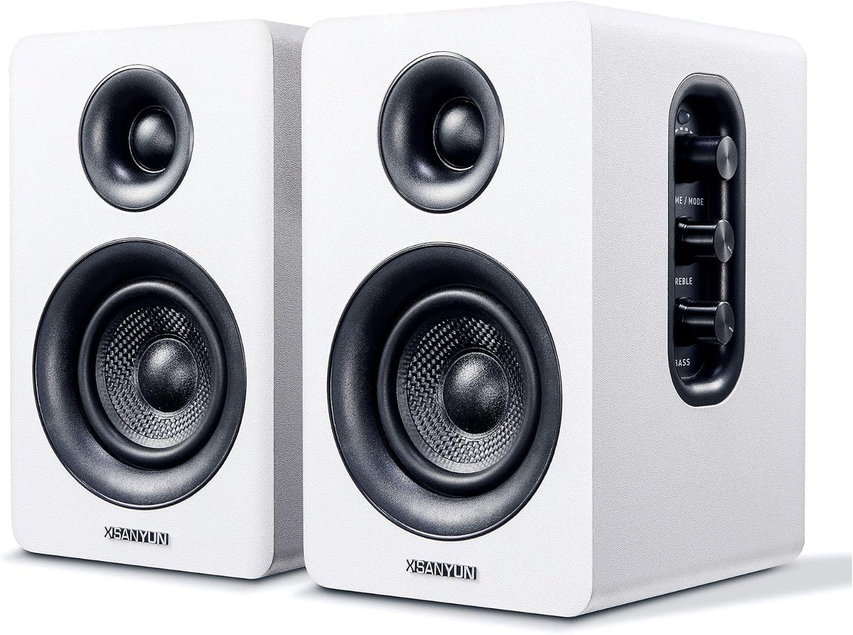 Sanyun SW208 3" altavoces activos de la estantería de Bluetooth 5.0