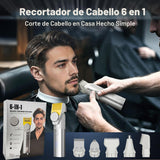 Recortadora de barba para hombres, kit magnético todo en uno para h...