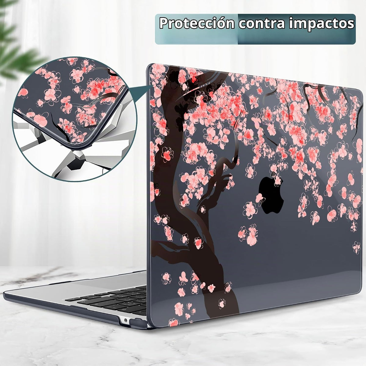 DONGKE para MacBook Air M4 de 13.6 pulgadas Funda 2025 2024 2023 20...