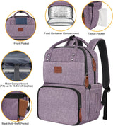 Mochila para niñas con lonchera, mochilas aisladas para mujer con c...