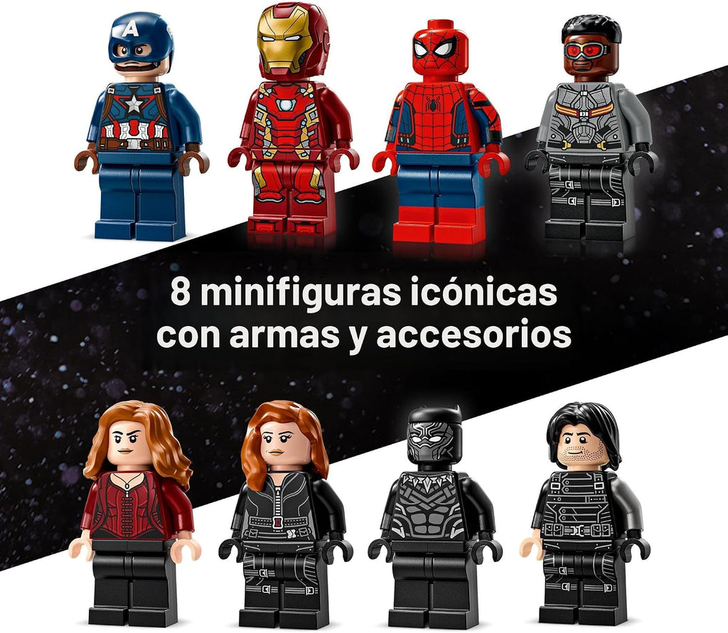 LEGO Marvel Capitán América: Guerra Civil Juego de Construcción de Batalla de Acción - Juguete de Superhéroe de Marvel para Niños, Niños y Niñas, Edades 10+ - con 8 Minifiguras y Hormiga Gigante