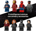 LEGO Marvel Capitán América: Guerra Civil Juego de Construcción de Batalla de Acción - Juguete de Superhéroe de Marvel para Niños, Niños y Niñas, Edades 10+ - con 8 Minifiguras y Hormiga Gigante