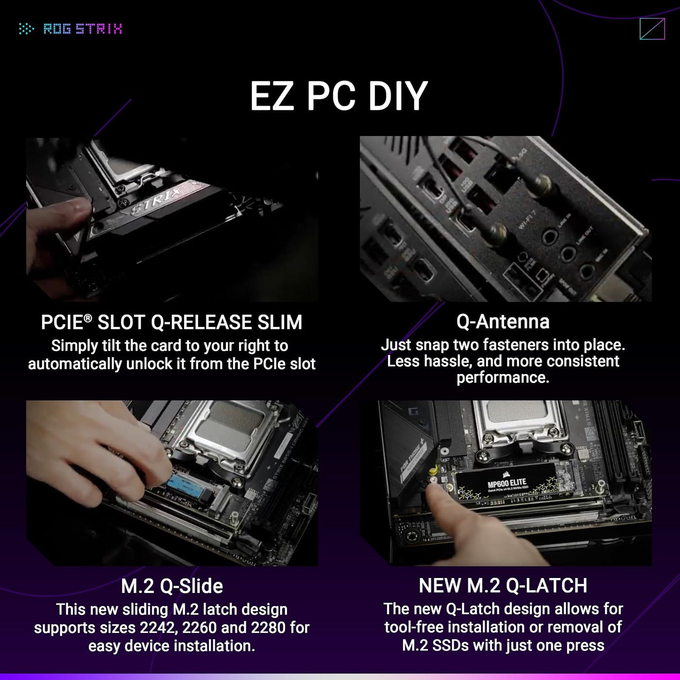 ASUS ROG Strix B850-I Gaming WiFi AMD AM5 B850 Mini-ITX mITX Placa...