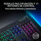 Razer BlackWidow V4 Teclado inalámbrico para juegos de perfil bajo