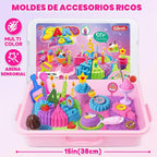 Juguete sensorial de arena para pastel y helado, regalo divertido
