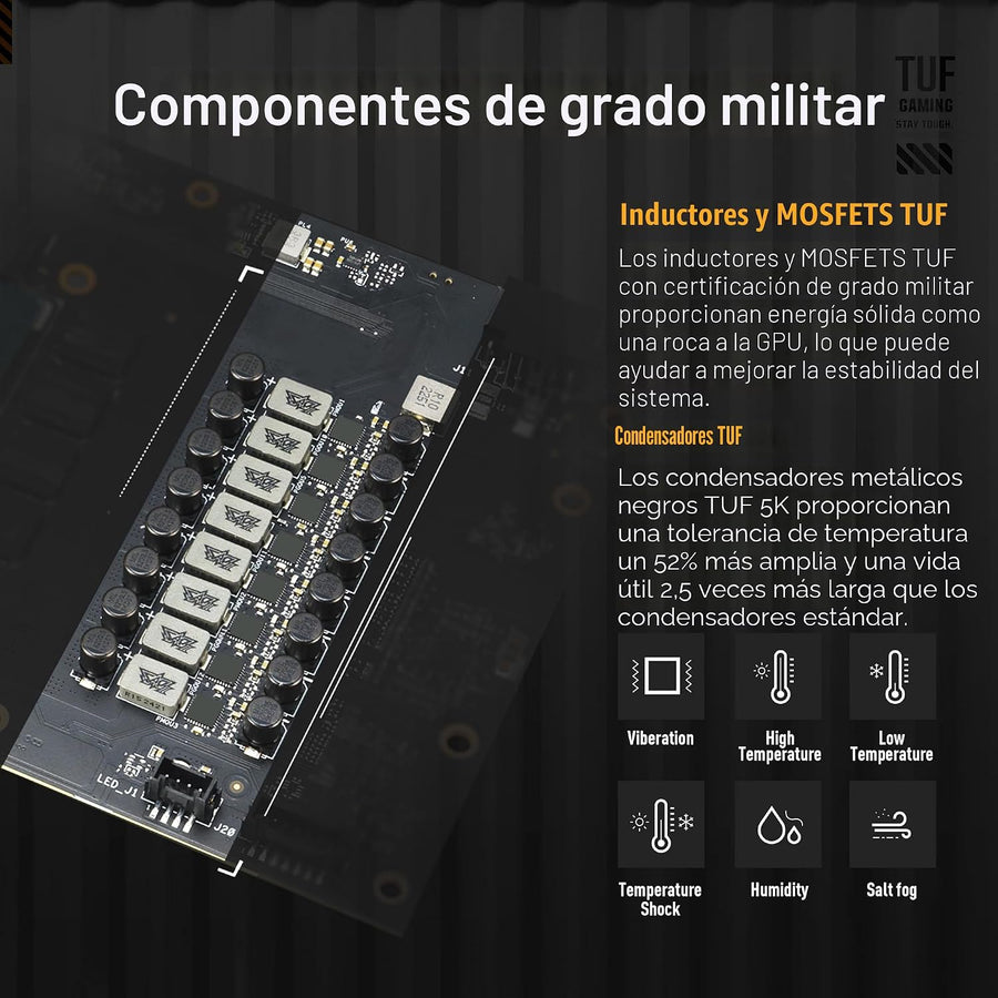 ASUS TUF Gaming GeForce RTX ™ 5080 16GB GDDR7 OC Edition Tarjeta gr...