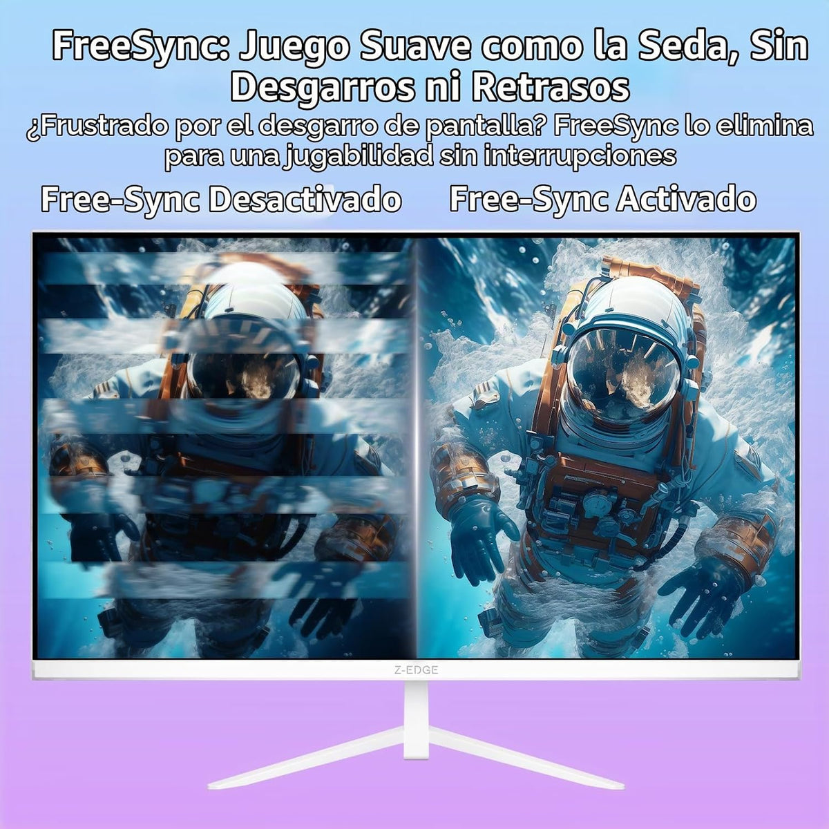 Z-Edge Monitor de juegos de 24 pulgadas 240Hz 165Hz, FHD 1080p, MPR...
