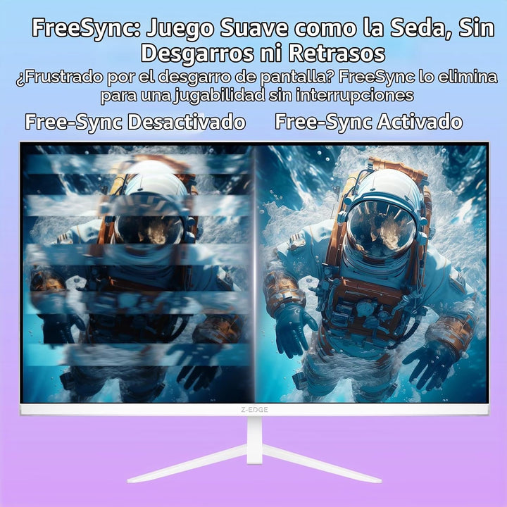 Z-Edge Monitor de juegos de 24 pulgadas 240Hz 165Hz, FHD 1080p, MPR...