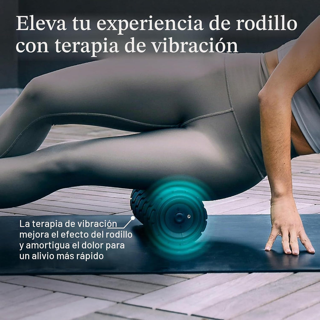Therabody WaveRoller - Rodillo de espuma vibratoria de alta densidad