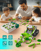 Opmind Kit de construcción de robot STEM RC 5 en 1, codificación de aplicaciones 478pcs, niños de 6 a 12 años