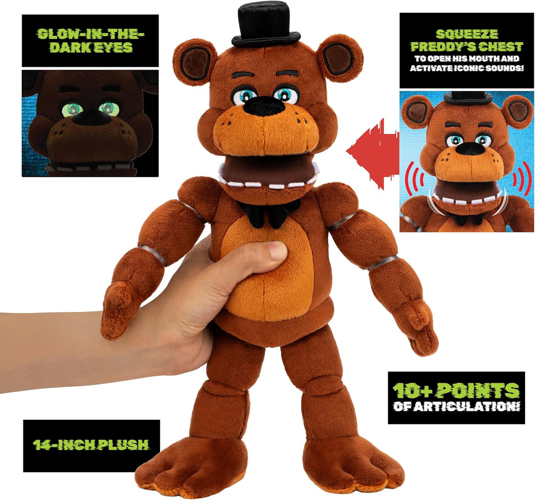 Five Nights at Freddy\u2019s Oso de peluche articulado con sonido d...