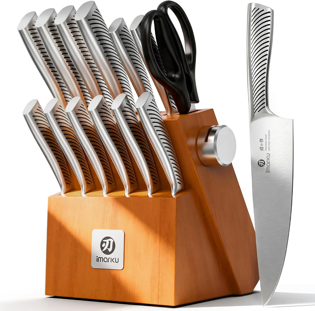 imarku Juego de cuchillos de cocina de acero inoxidable japonés Gyutou de