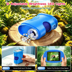 Microscopio digital de mano 1000X para niños, explora juguetes y regalos de laboratorio científico STEM, lupa Edu 4K de 2.0 pulgadas, cámara de microscopio portátil para niños y niñas, juguete de