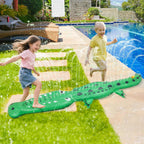 Aspersor de agua para niños, aspersor inflable de cocodrilo grande