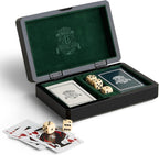 Preston Lane Chester Caja de juego de madera - Juego de cartas y dados