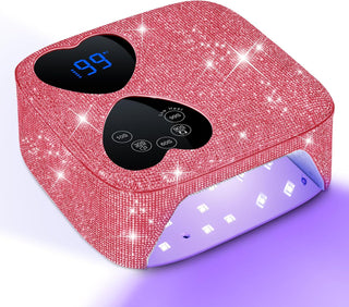 Lámpara de uñas UV LED inalámbrica, HUITINE luz UV recargable de 80...