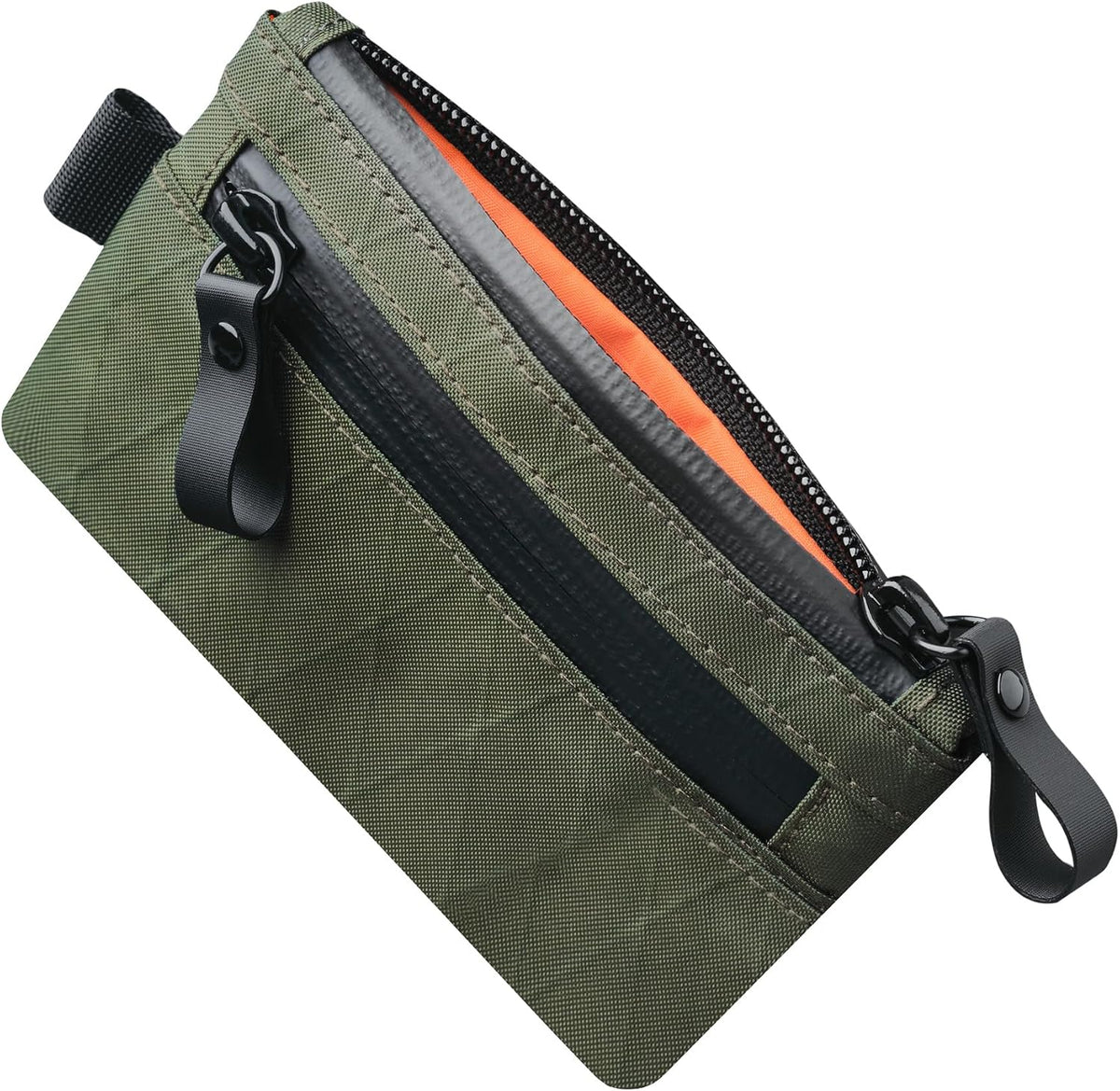 ALPAKA Cartera para hombre con bloqueo RFID, color verde oscuro