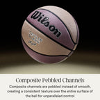 WILSON Caitlin Clark Anchor Balón de baloncesto para interior/exterior - Arena/Marrón claro, Talla