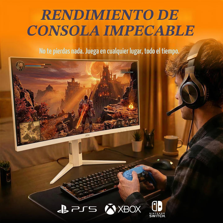 AOC Monitor para juegos Mini-LED de 27 pulgadas, QHD 2560×1440, 320...