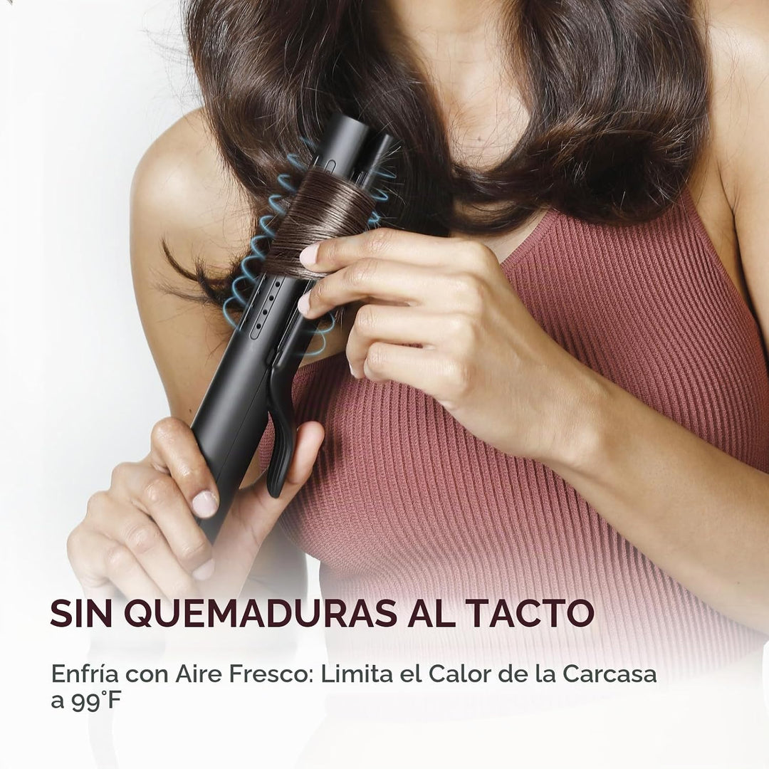 TYMO Airflow 2.0 - Plancha plana para cabello corto, rizador de tit...