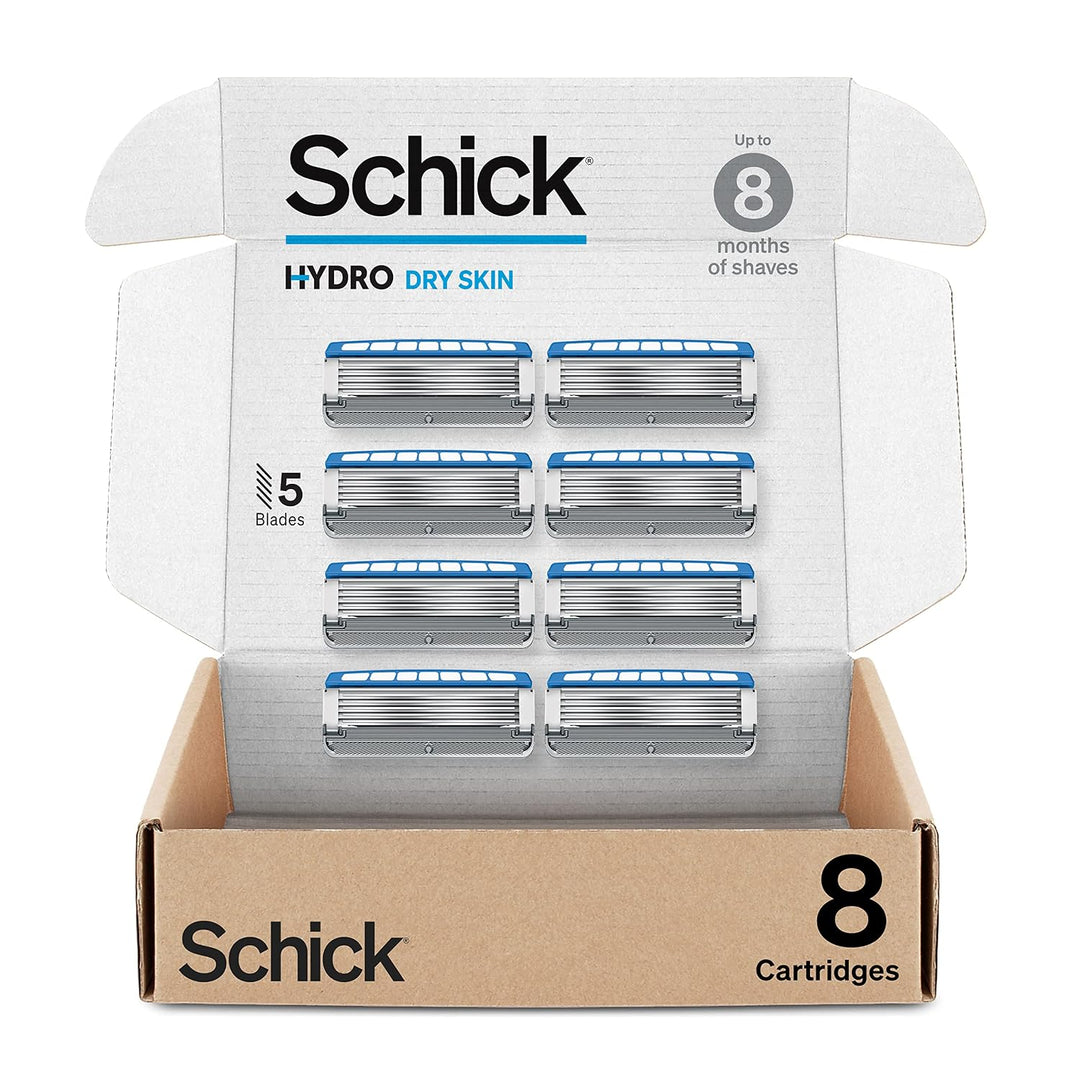 Schick Hydro - Recambios para maquinilla de afeitar para piel seca,...