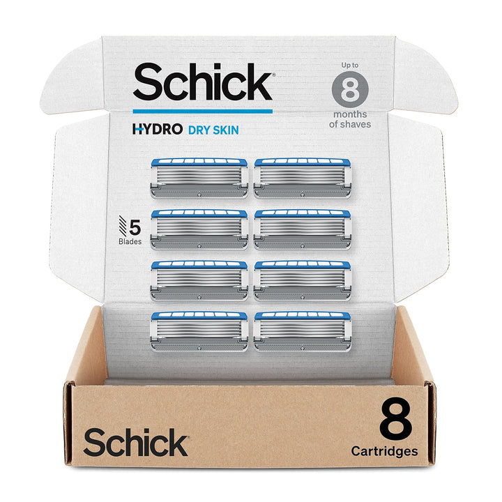 Schick Hydro - Recambios para maquinilla de afeitar para piel seca,...