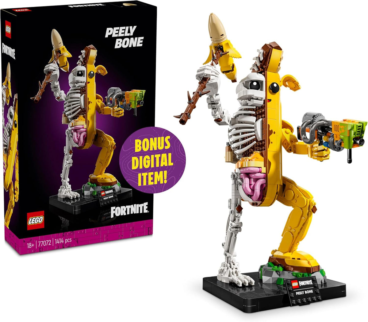 LEGO Fortnite Peely Bone Kit de construcción para adultos