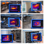 Cámara de imágenes térmicas con pantalla táctil de 3.5 pulgadas, pistola de imagen térmica AIOMEST con resolución IR de 256 x 192, temperatura de calor de -4 °F a 1022 °F, Wi-Fi, cámara infrarroja