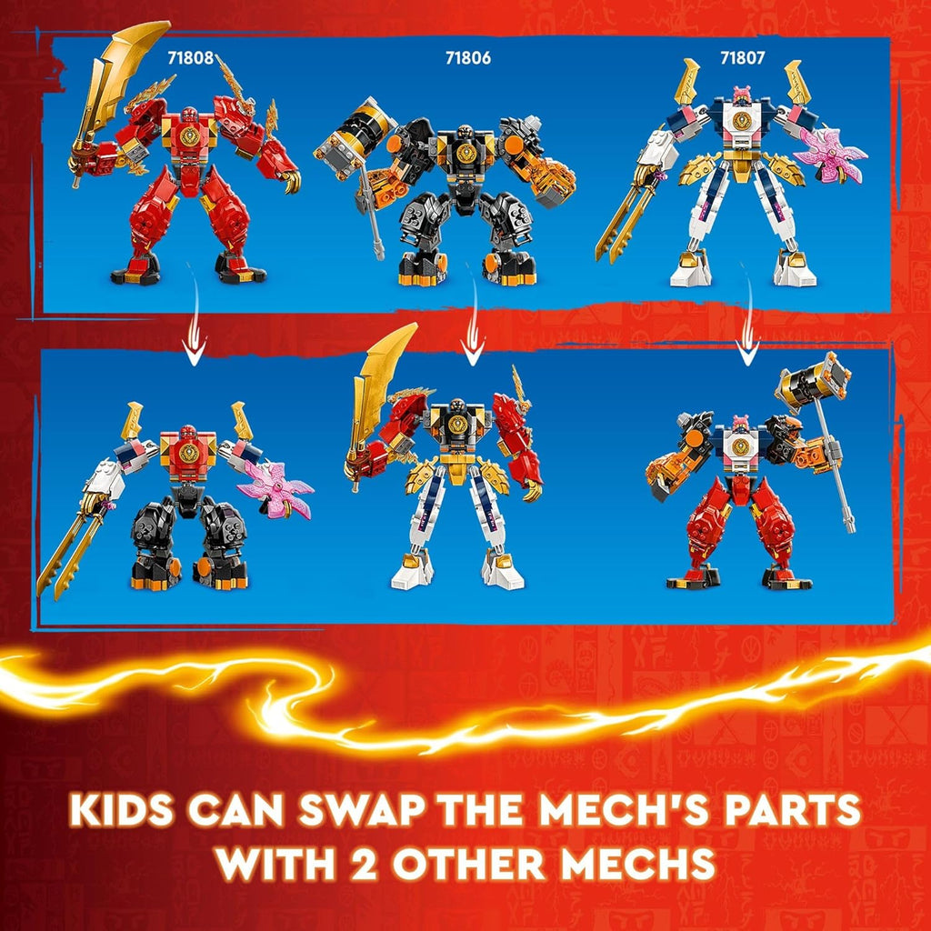 LEGO NINJAGO - Figura de acción mech de Kai Elemental Fire 71808