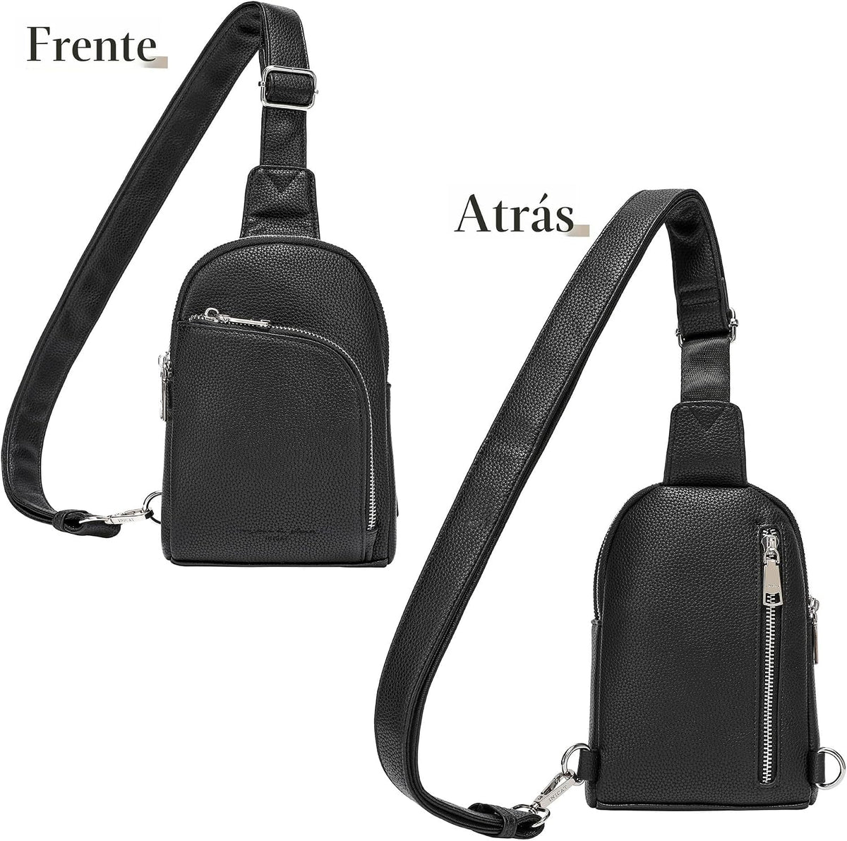 Bolso de viaje pequeño, bolso cruzado antirrobo para mujer