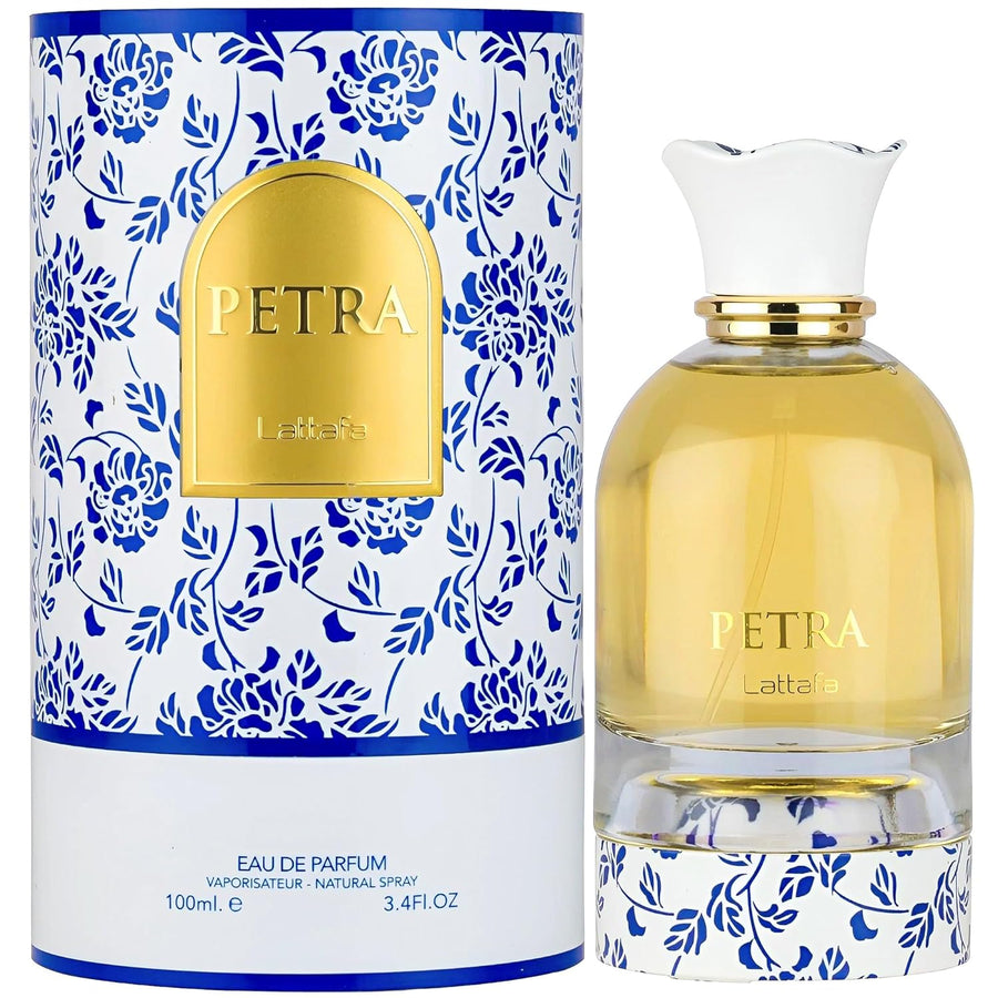 Lattafa Petra - Fragancia duradera de eau de parfum frutal, gourman...