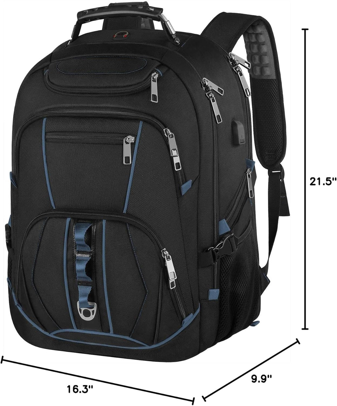JCDOBEST Mochila para laptop, azul, capacidad de 55L, aprobada por...