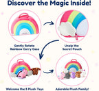 PixieCrush Juego de animales de peluche de unicornio