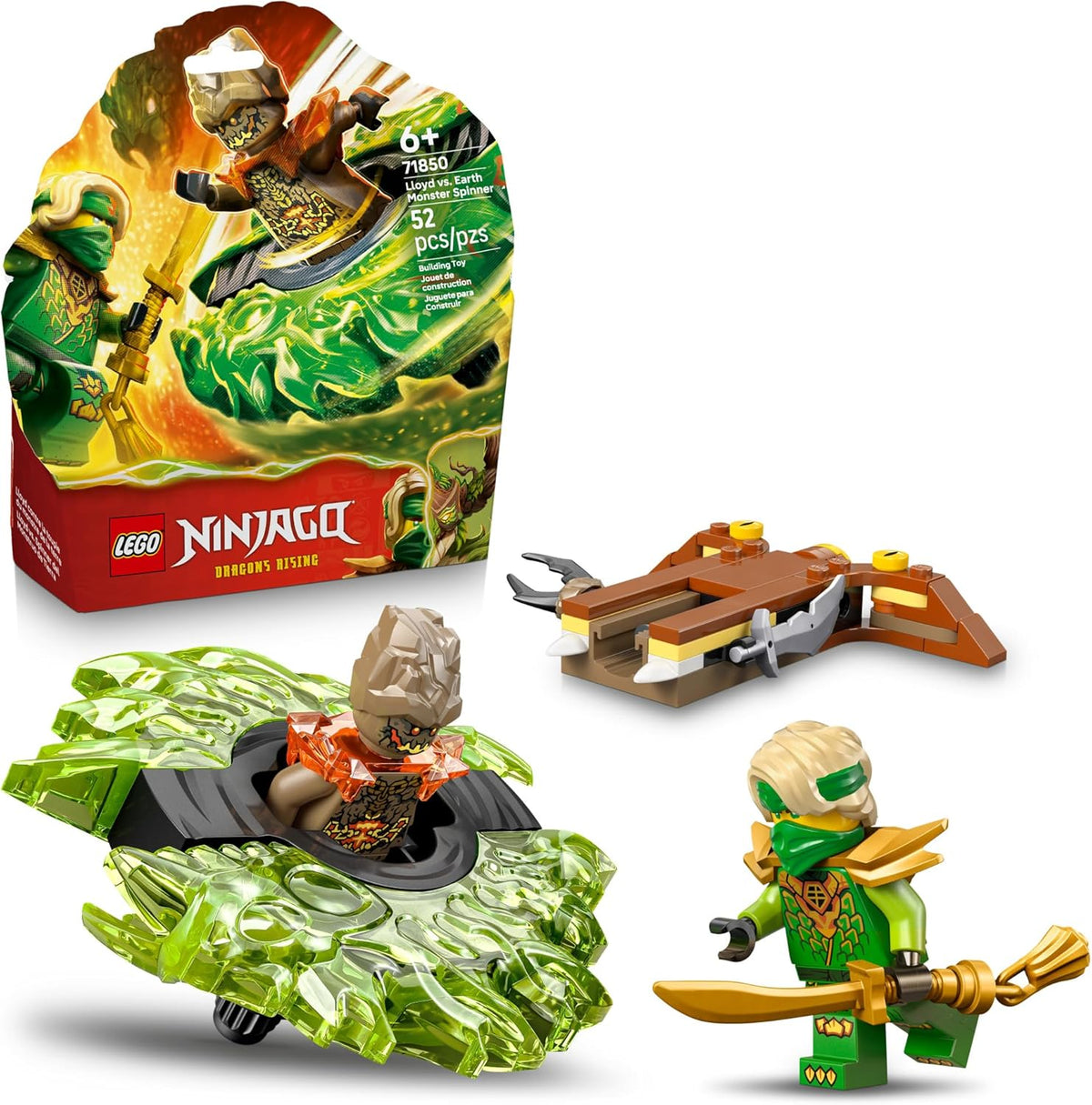 LEGO NINJAGO Loyd vs Earth Monster Spinner Juguete de