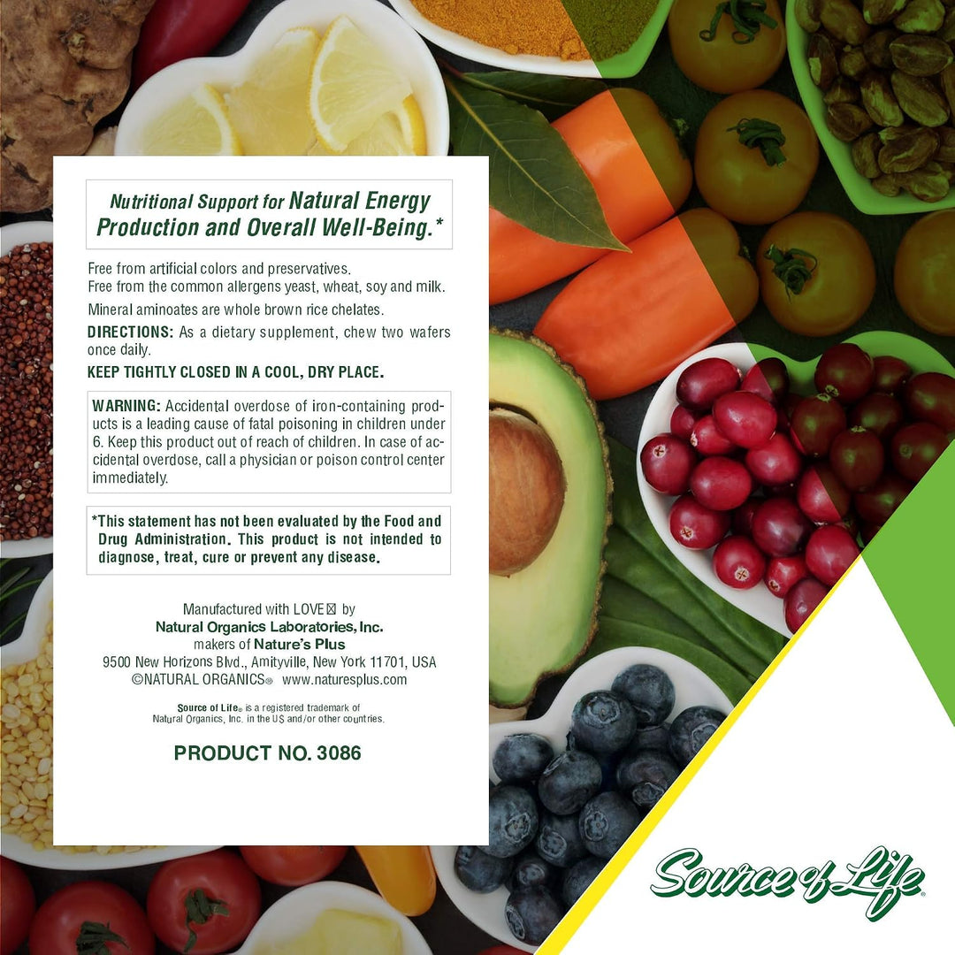 NaturesPlus Source of Life - Masticable, manzana y canela para adul...