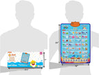 Just Smarty - Tabla interactiva de pared del alfabeto, ABC y 123, Baby