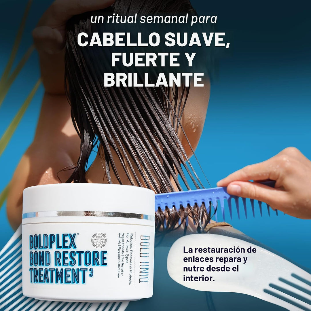 BOLD UNIQ BoldPlex Mascarilla para el cabello, acondicionador profu...