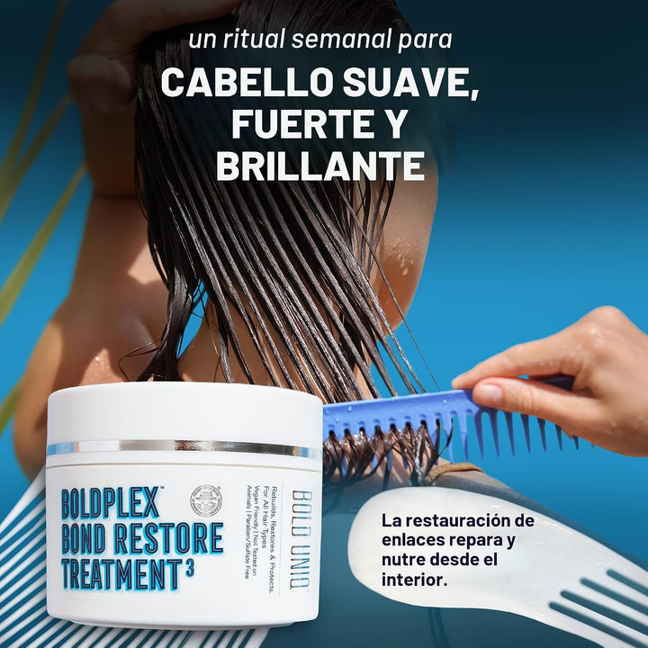 BOLD UNIQ BoldPlex Mascarilla para el cabello, acondicionador profu...