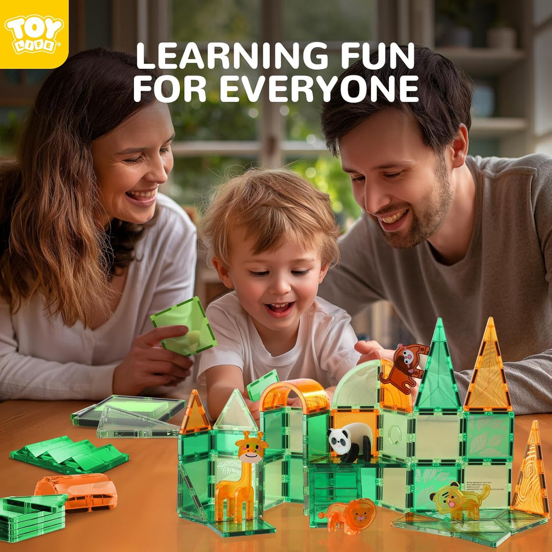 TOY Life Azulejos Magnéticos para Niños Pequeños de 3-5 Años, 56 Pi...