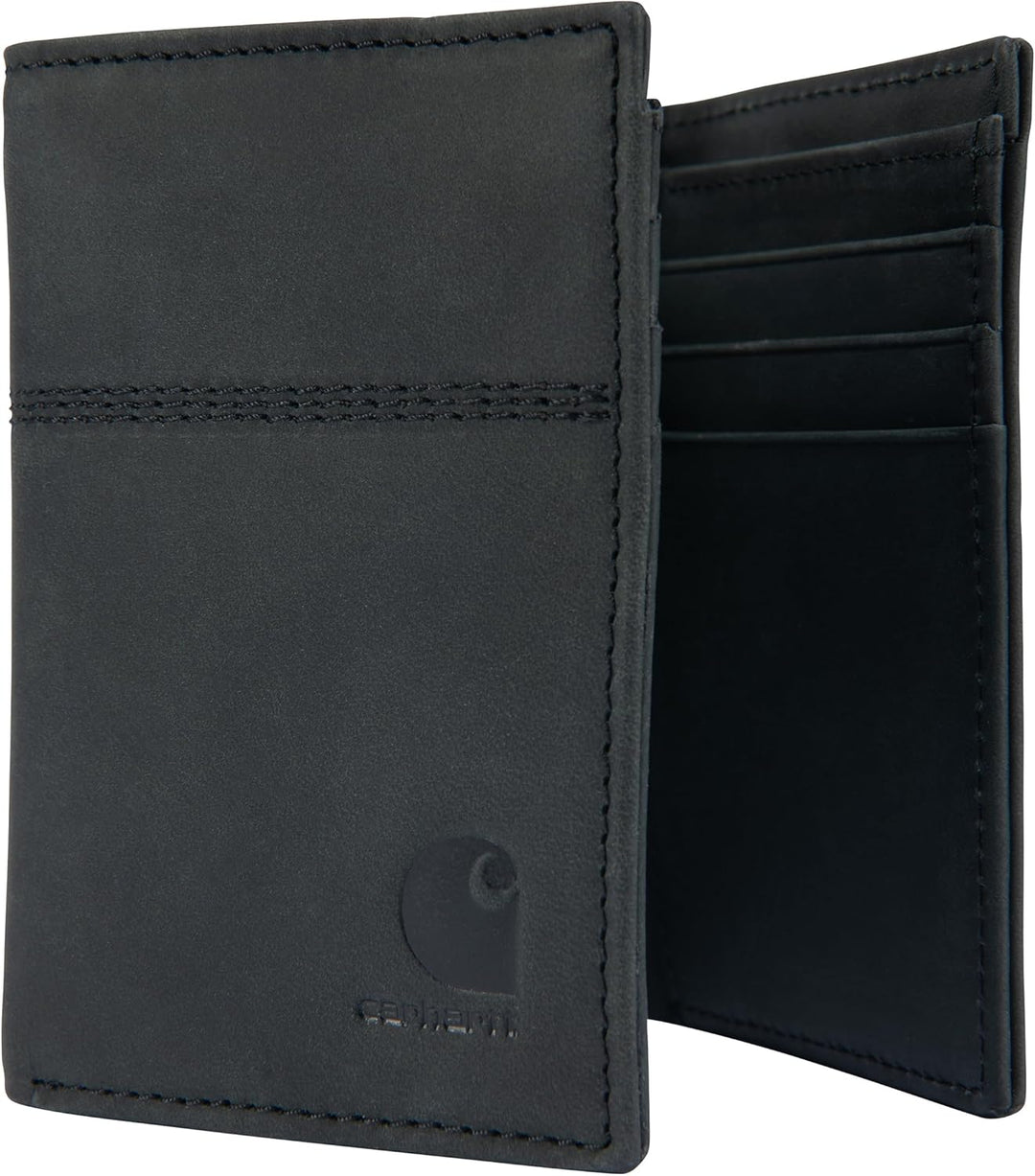 Carhartt Men's Casual Saddle Leather Wallets, Available in Mult...