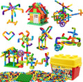 burgkidz Juego de construcción de tubos STEM: 188 piezas de coches de